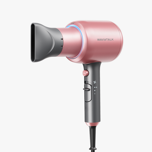 PinkBlown Away with 'WAVYTALK' branding on a white background