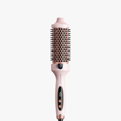 Pink Blowout Boost Grande with digital display on a white background