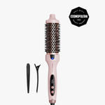 Hair styling tool with attachments on a white background, featuring the Cosmopolitan Beauty Award logo.