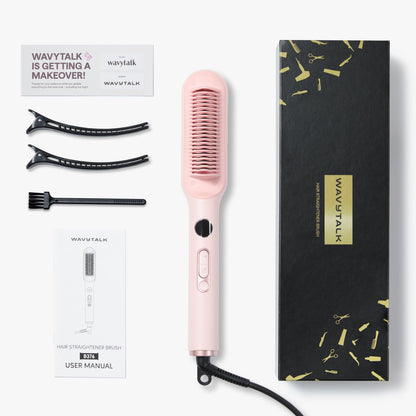 Pink Sleek Sweep with packaging, manual, and accessories on a white background