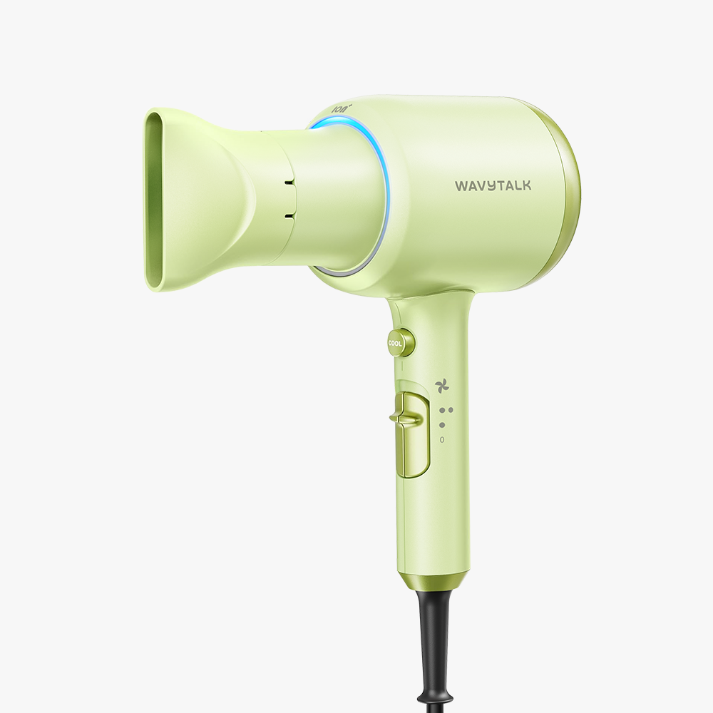 Green Blown Away with 'WAVSTALK' branding on a white background