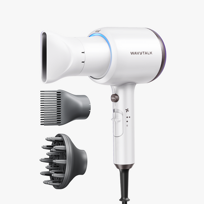 White Blown Away with attachments on a white background