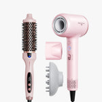 PInk Blowout Boost and pink Turblow Pro display on a white background