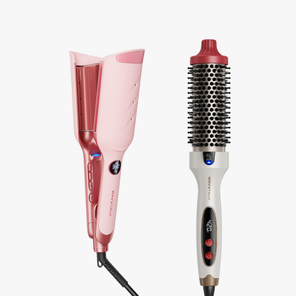 Pink Power Wave and holiday LE Blowout Boost on a white background