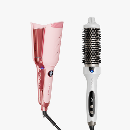 Pink Power Wave and White Blowout Boost on a white background