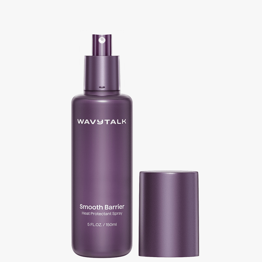 Smooth Barrier spray bottle with cap labeled 'WavyTalk' on a white background