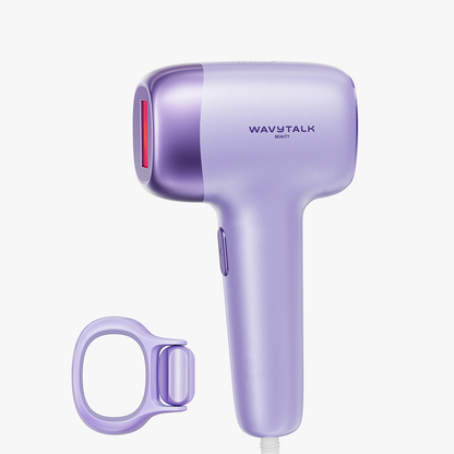 Wavytalk purple Bare It with rollers